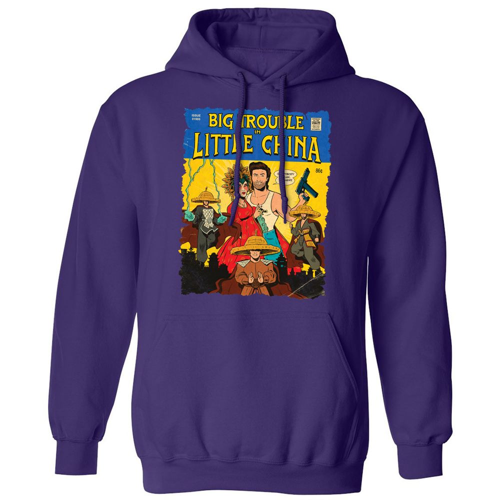 Classic Unisex Hoodie - QN6JZKCU - Purple - 6