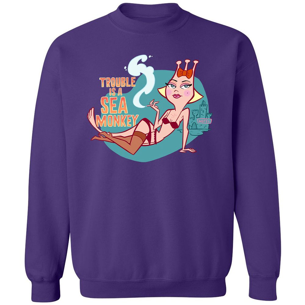 Classic Unisex Sweatshirt - 6X2RYR7D - Purple - 6