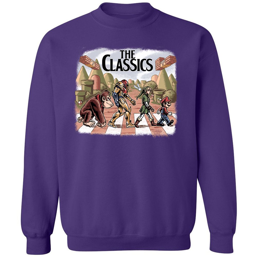 Classic Unisex Sweatshirt - TLSBRKJ1 - Purple - 6