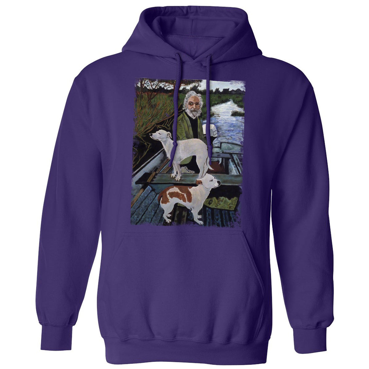 Classic Unisex Hoodie - F255G9WQ - Purple - 6