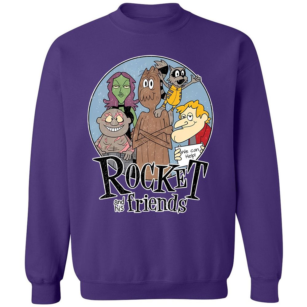 Classic Unisex Sweatshirt - G9GMBHHD - Purple - 6