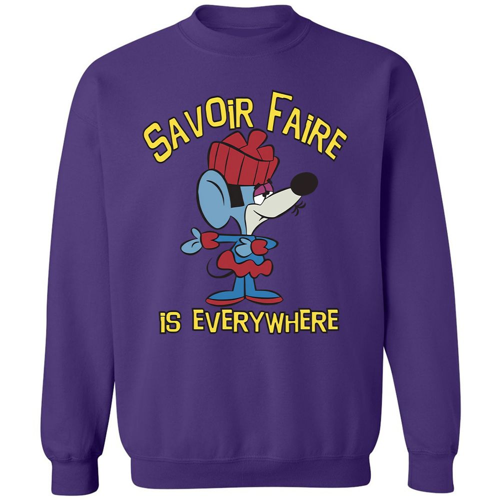 Classic Unisex Sweatshirt - 6ADU5NUK - Purple - 6