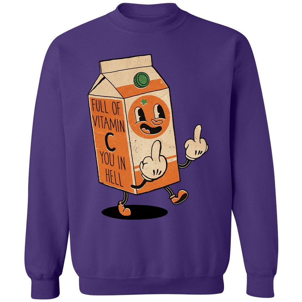 Classic Unisex Sweatshirt - KNNJH3KE - Purple - 6