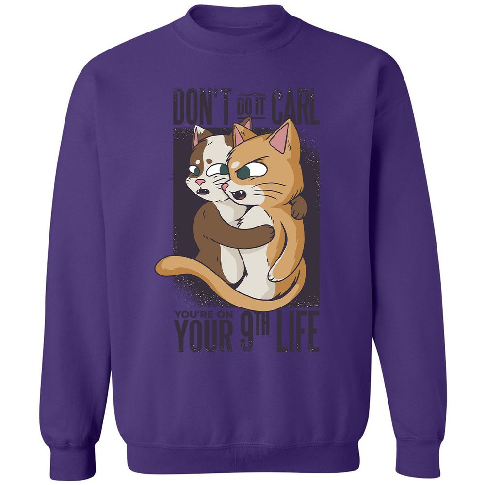 Classic Unisex Sweatshirt - SEQ3H96D - Purple - 6