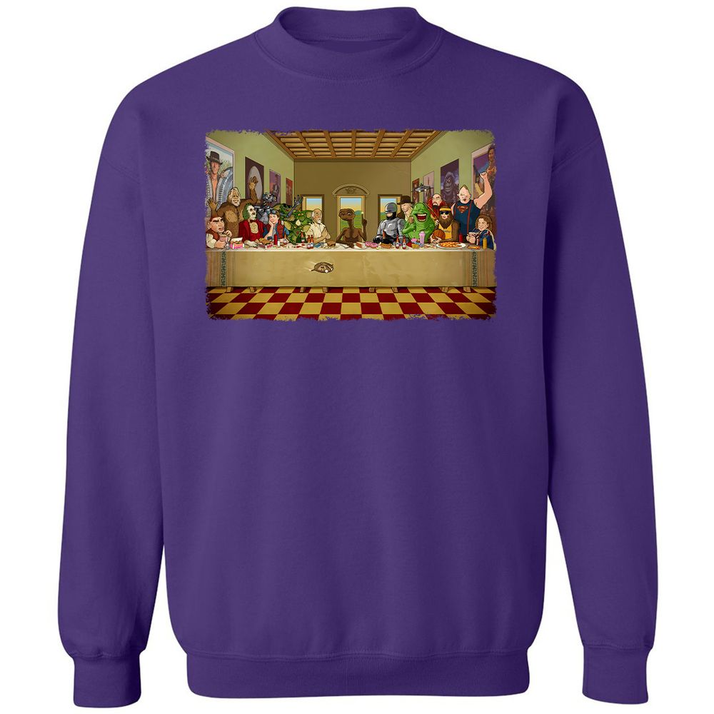 Classic Unisex Sweatshirt - L8BXZLMQ - Purple - 6