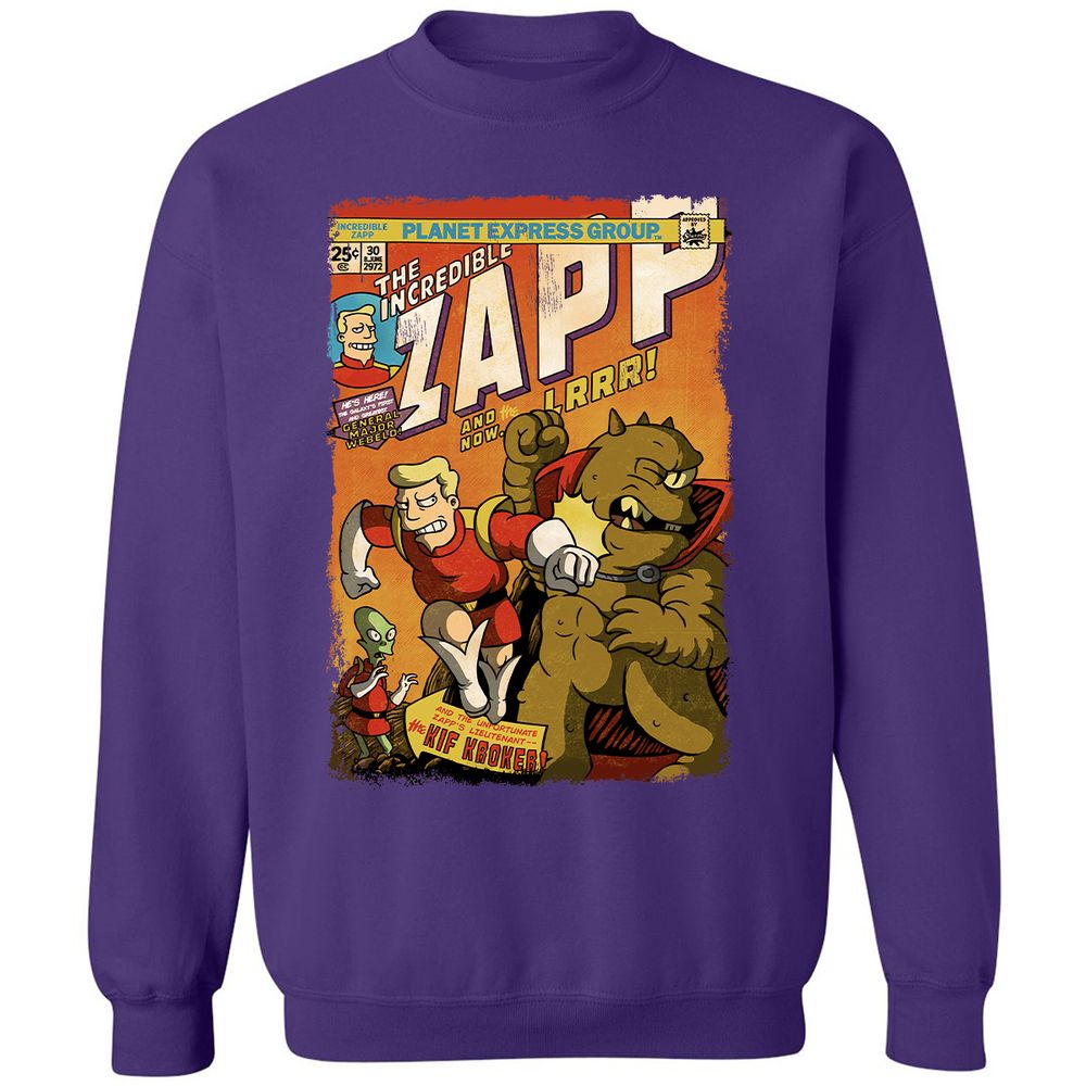 Classic Unisex Sweatshirt - UCPBWC31 - Purple - 6