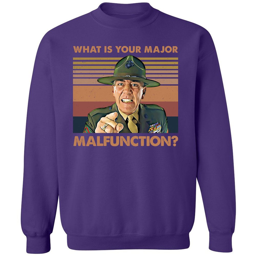 Classic Unisex Sweatshirt - A5CW2B3X - Purple - 6