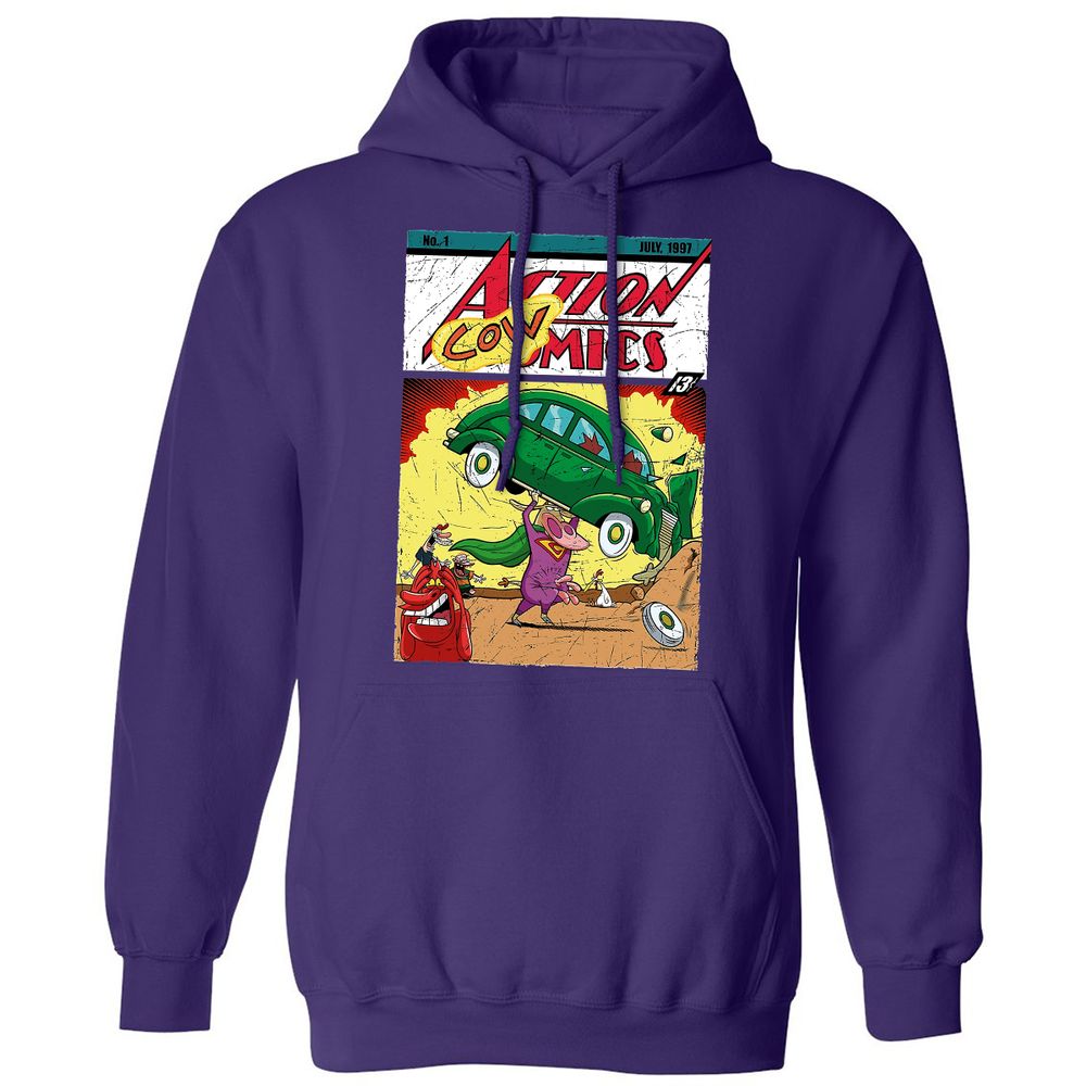 Classic Unisex Hoodie - 9618B2XL - Purple - 6