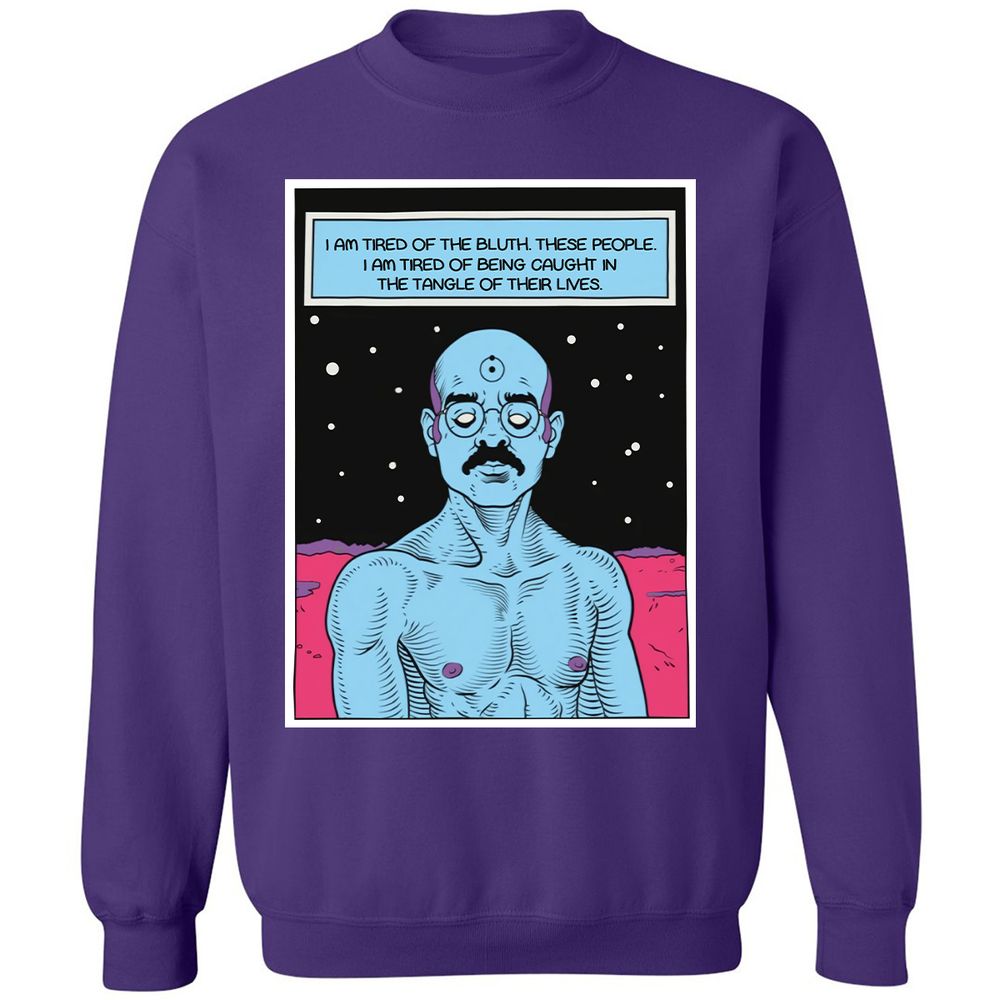 Classic Unisex Sweatshirt - FXYUJ821 - Purple - 6