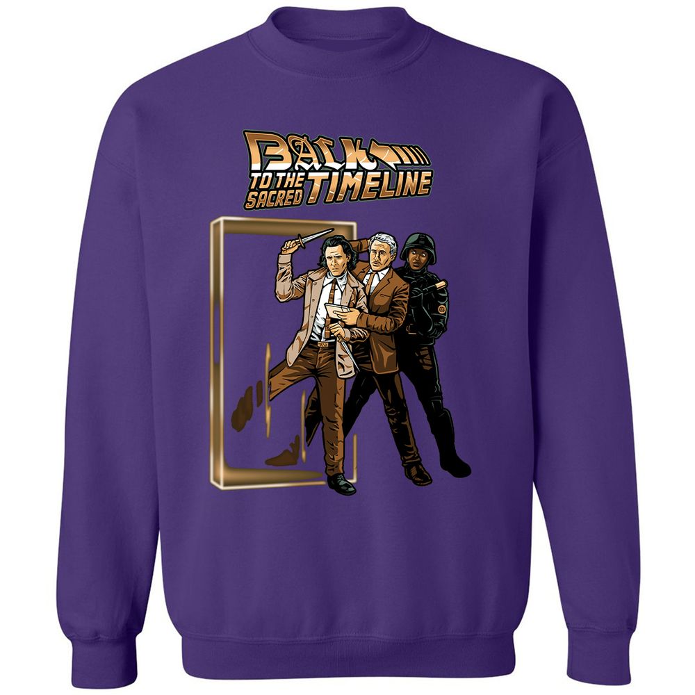 Classic Unisex Sweatshirt - A2FWMSSC - Purple - 6