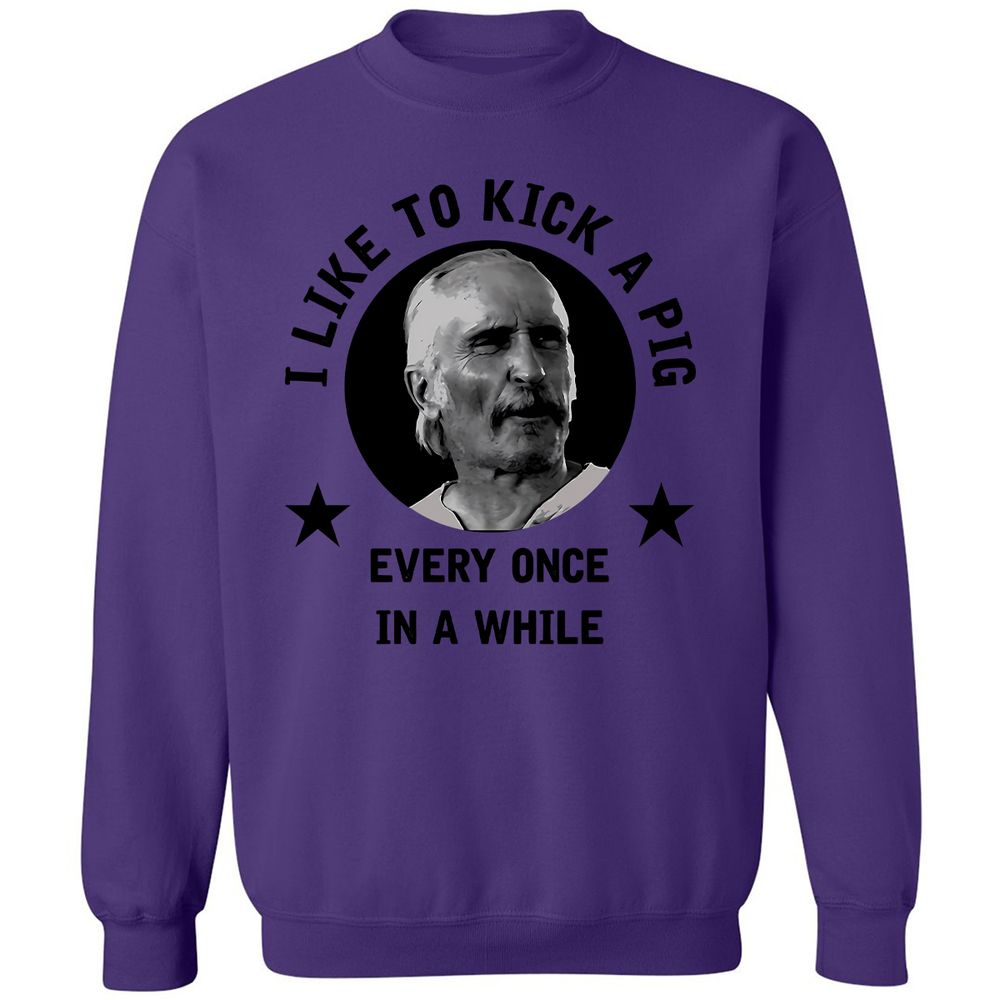 I like to kick a pig - Purple - 6