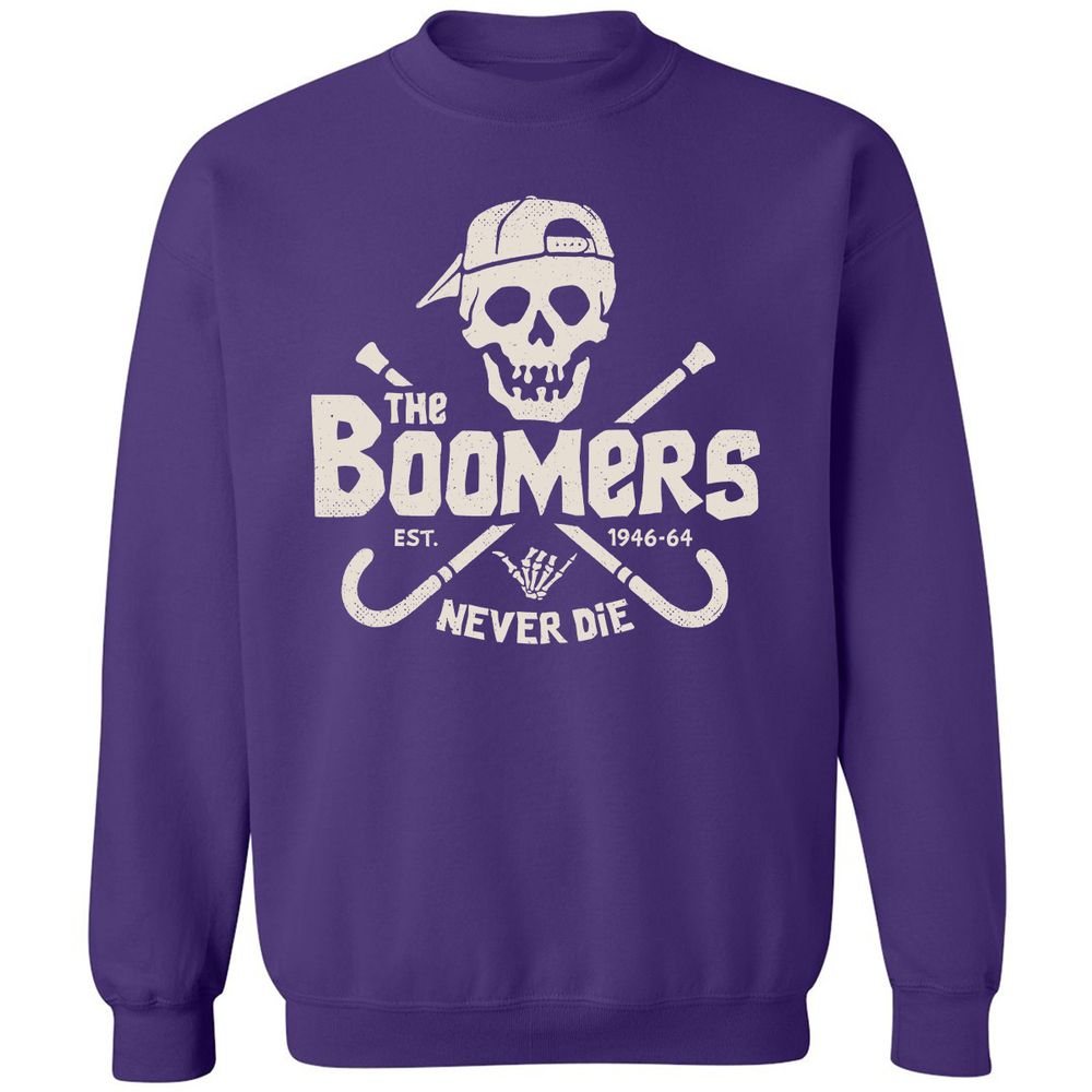 Classic Unisex Sweatshirt - RHAZ79Y9 - Purple - 6