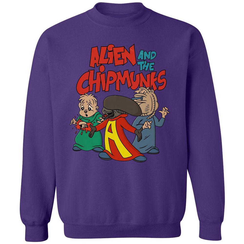 Classic Unisex Sweatshirt - U593A7WU - Purple - 6