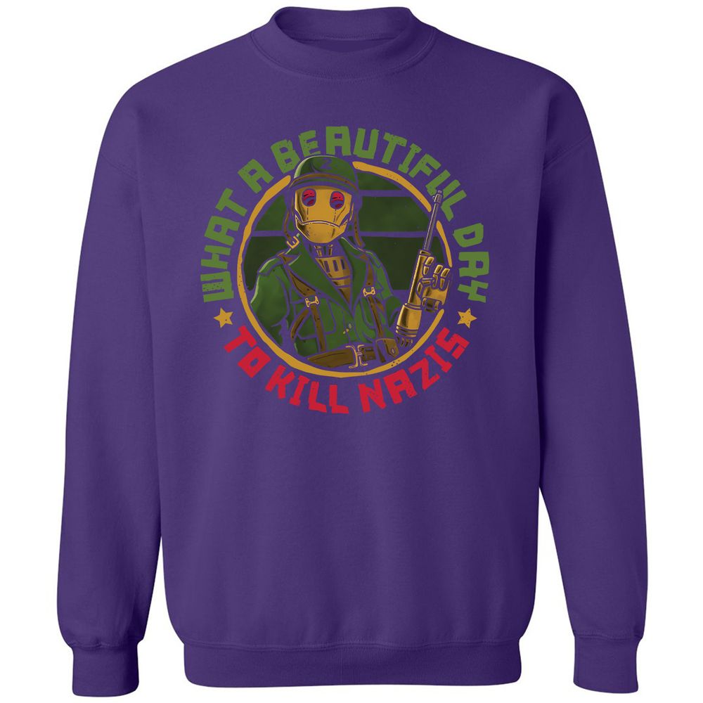 Classic Unisex Sweatshirt - G7X68WJQ - Purple - 6