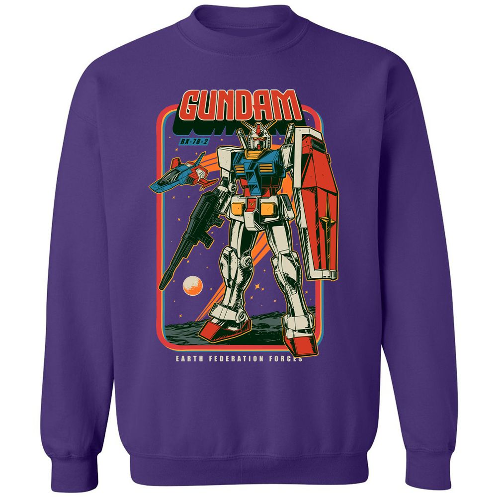 Classic Unisex Sweatshirt - 72HEGFKZ - Purple - 6