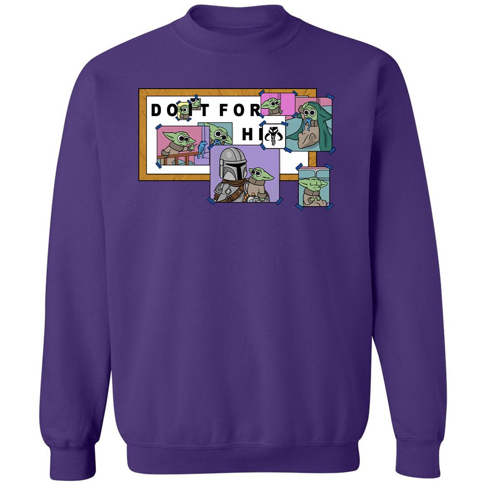 Classic Unisex Sweatshirt - 71KCVFX6 - Purple - 6