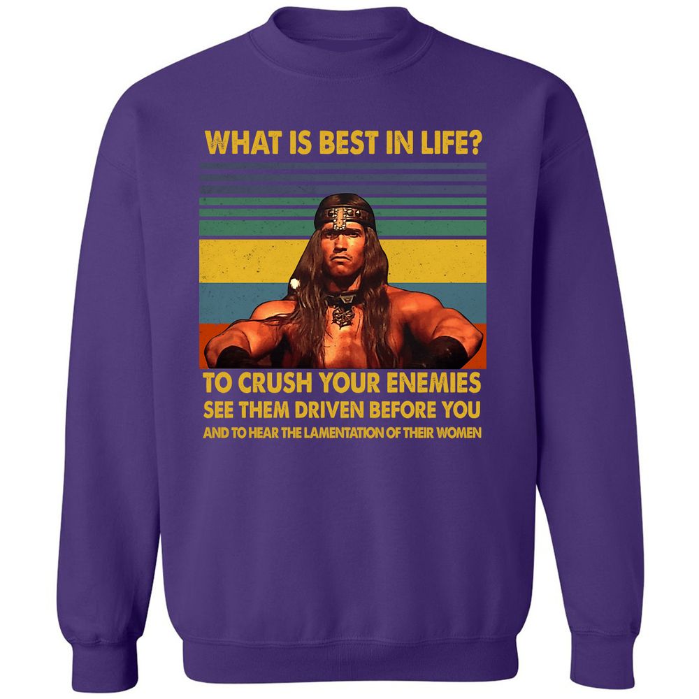 Classic Unisex Sweatshirt - W3E3MYHB - Purple - 6