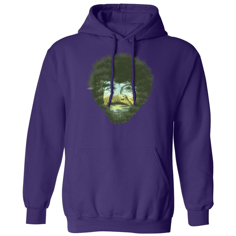 Classic Unisex Hoodie - 6K7C6EA6 - Purple - 6