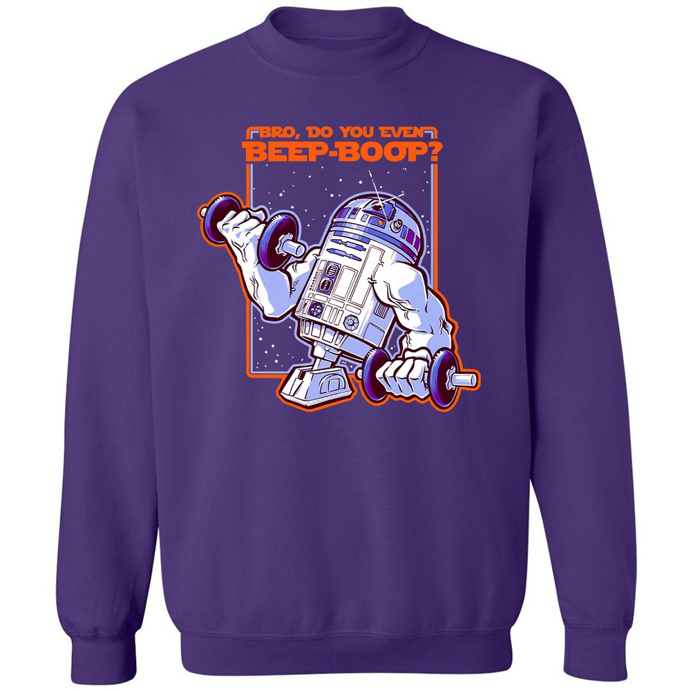 Classic Unisex Sweatshirt - C55MDFFB - Purple - 6