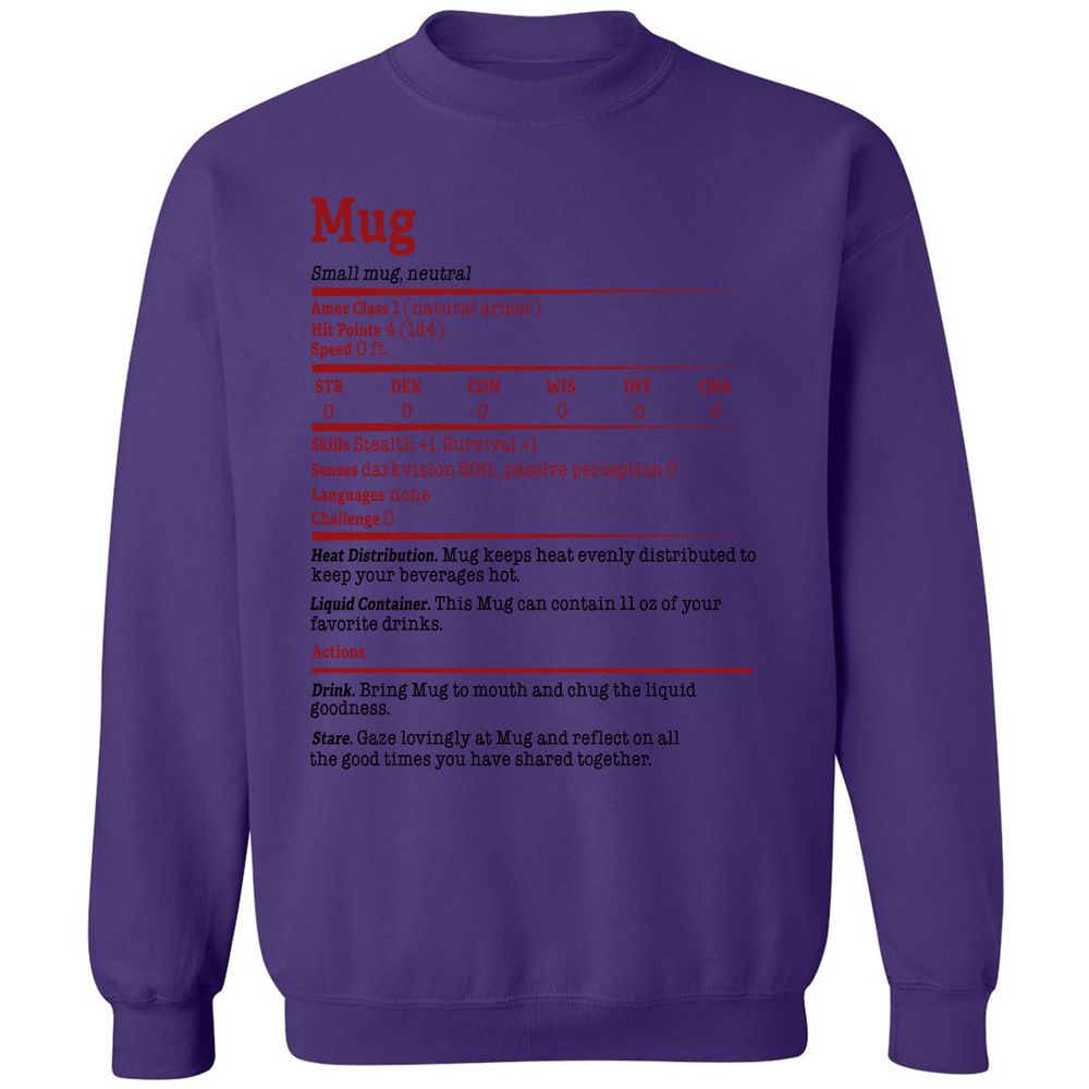 Classic Unisex Sweatshirt - X88NG3P1 - Purple - 6