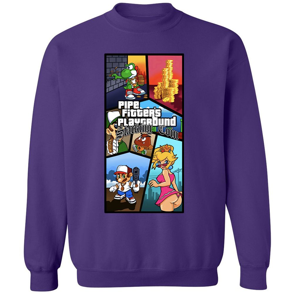 Classic Unisex Sweatshirt - YYBRFW8L - Purple - 6