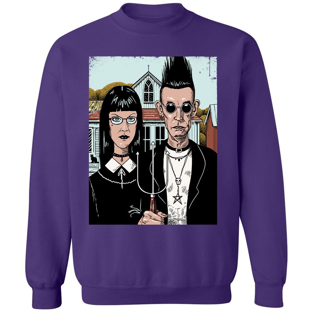Classic Unisex Sweatshirt - MHW7PTVK - Purple - 6