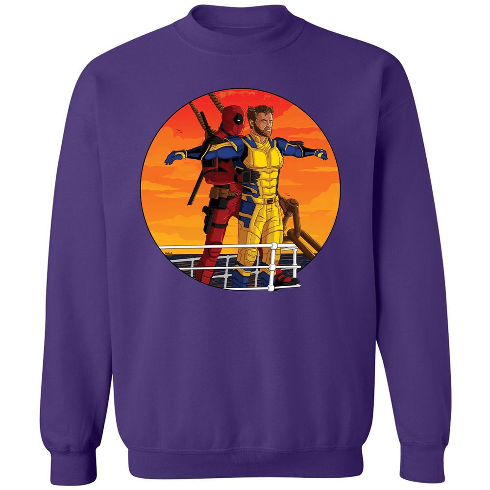 Classic Unisex Sweatshirt - DC9D2MUP - Purple - 6