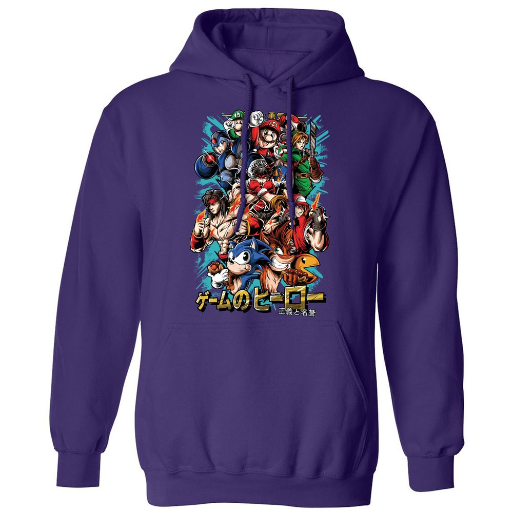 Classic Unisex Hoodie - RGVKNX31 - Purple - 6