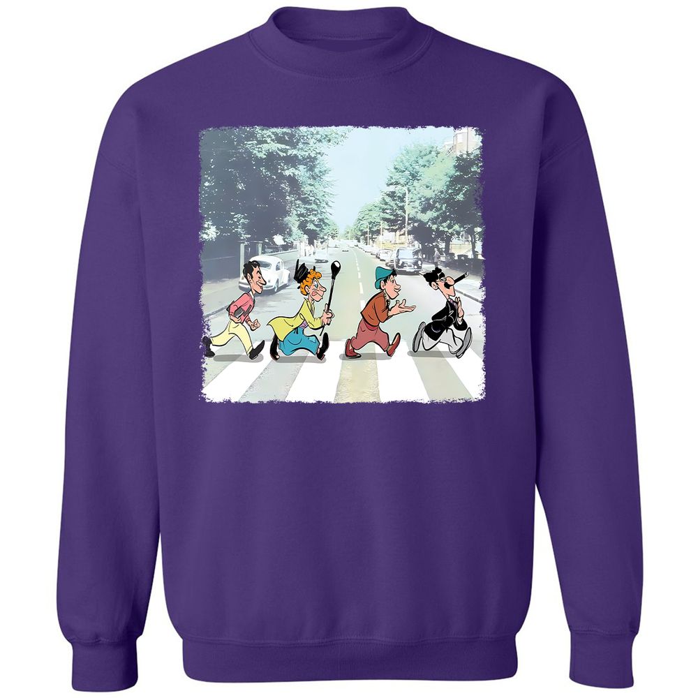 Classic Unisex Sweatshirt - T97VWCQU - Purple - 6