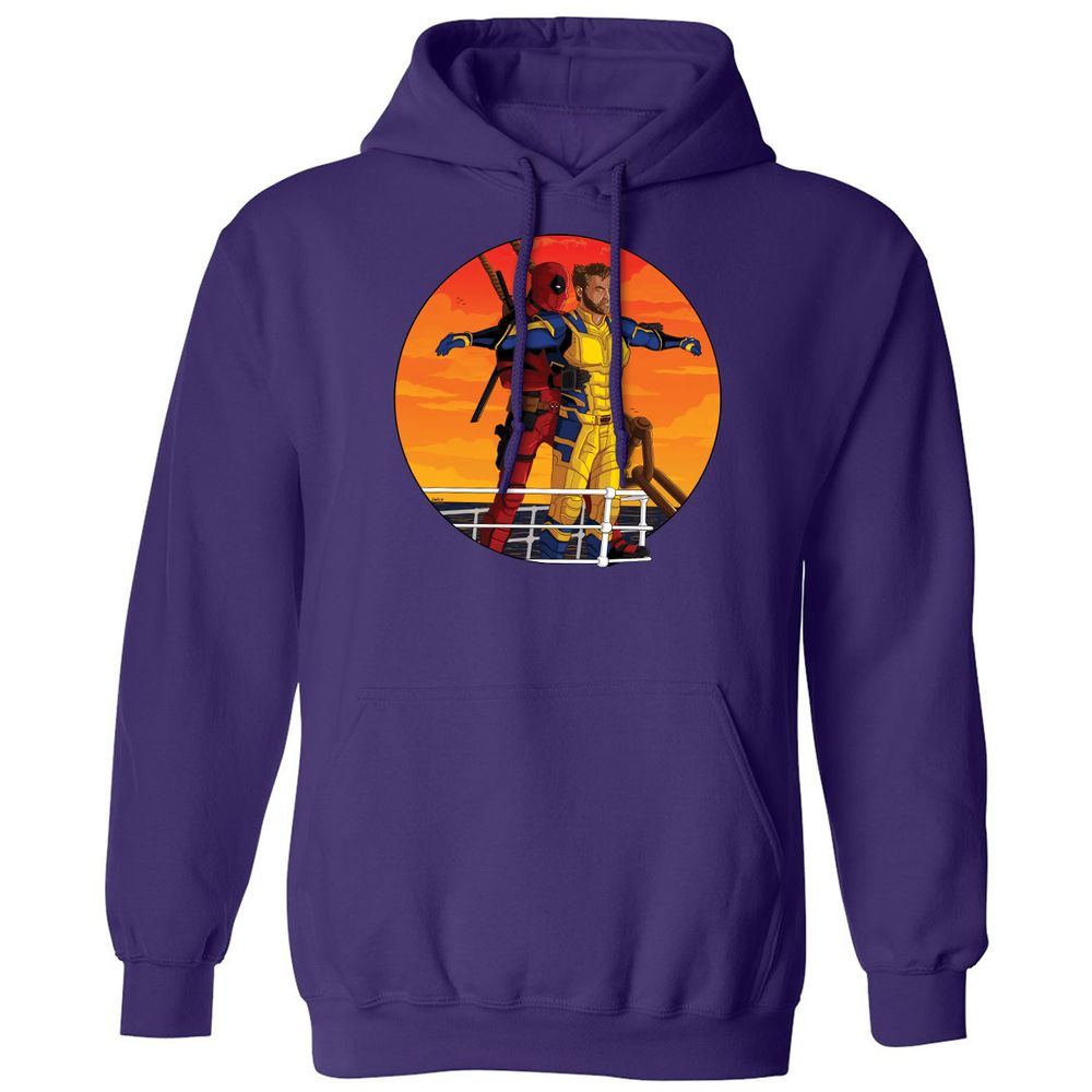 Classic Unisex Hoodie - ECPH7BLQ - Purple - 6