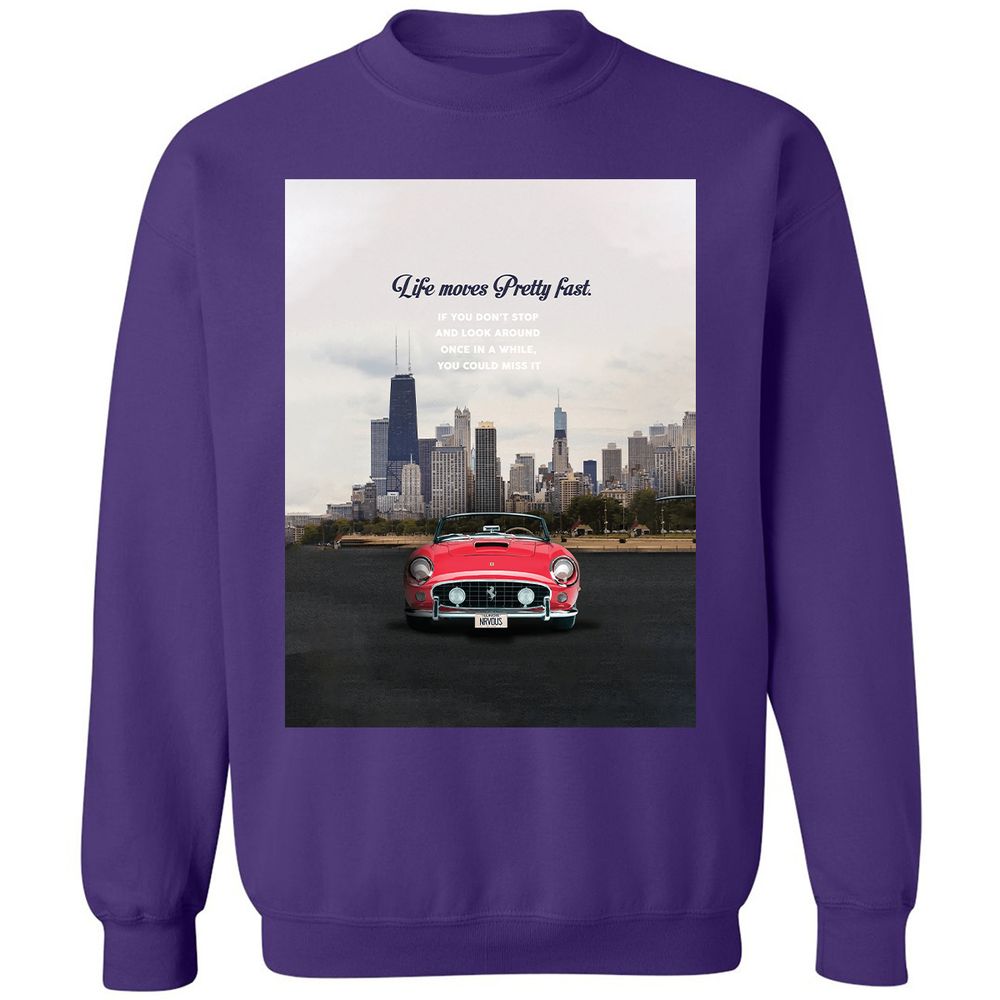 Classic Unisex Sweatshirt - C4GW81LN - Purple - 6