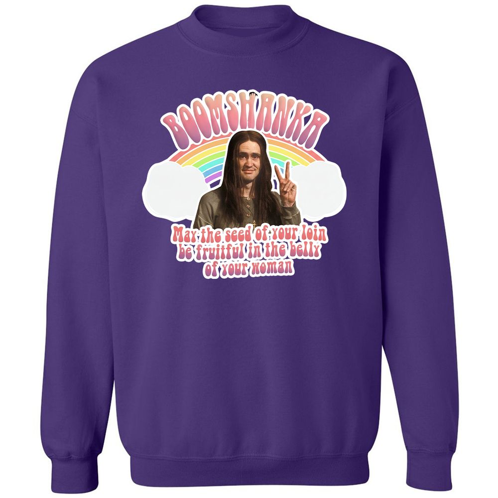 Classic Unisex Sweatshirt - 8JGBQ844 - Purple - 6