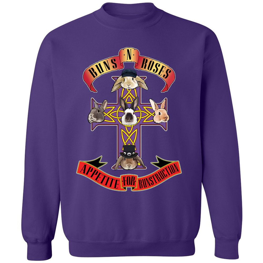 Buns and Roses - Purple - 6