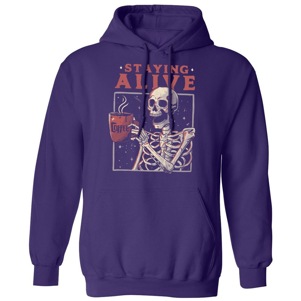 Classic Unisex Hoodie - 6SFB91GE - Purple - 6
