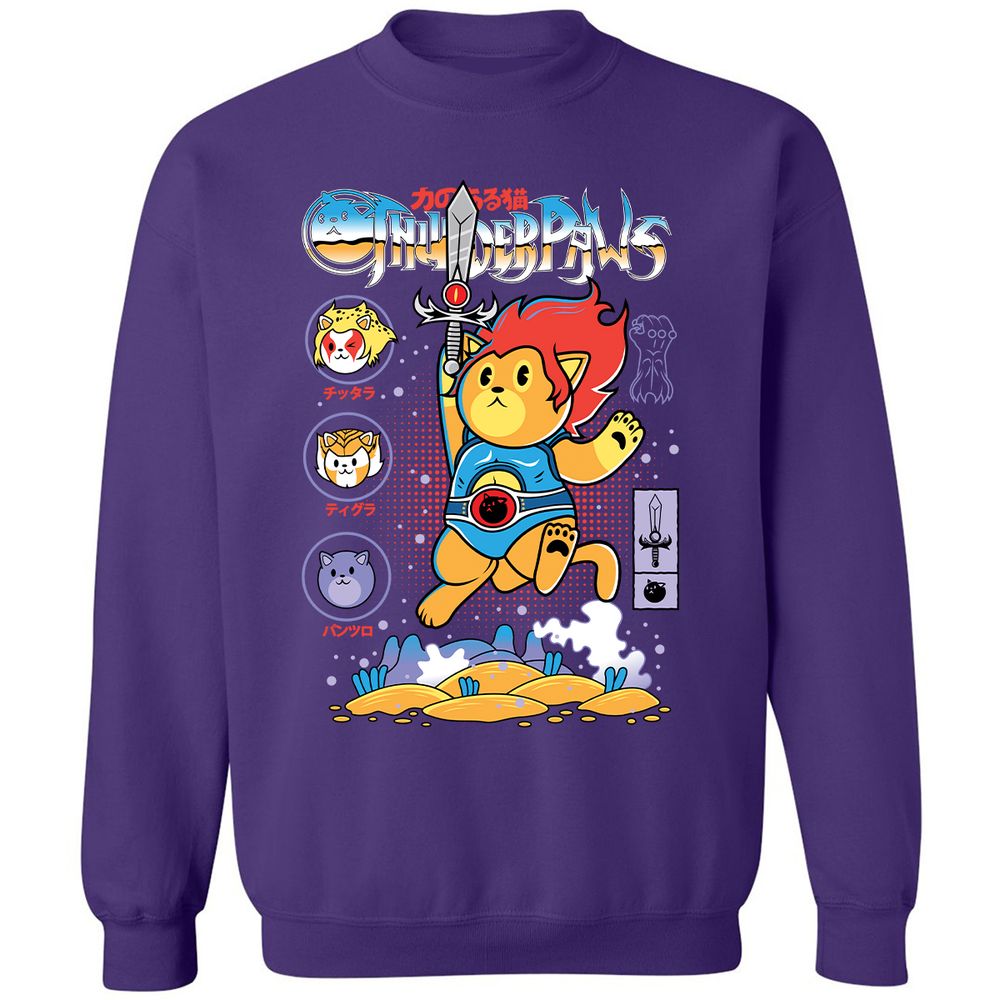 Classic Unisex Sweatshirt - LLHT91CT - Purple - 6