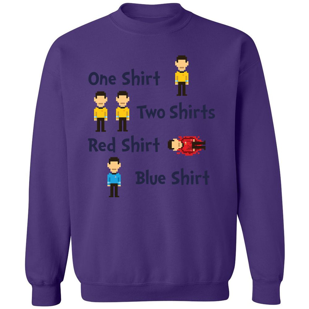 Red Shirt, Blue Shirt - Purple - 6