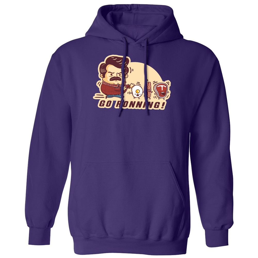 Classic Unisex Hoodie - TXY1T7CU - Purple - 6