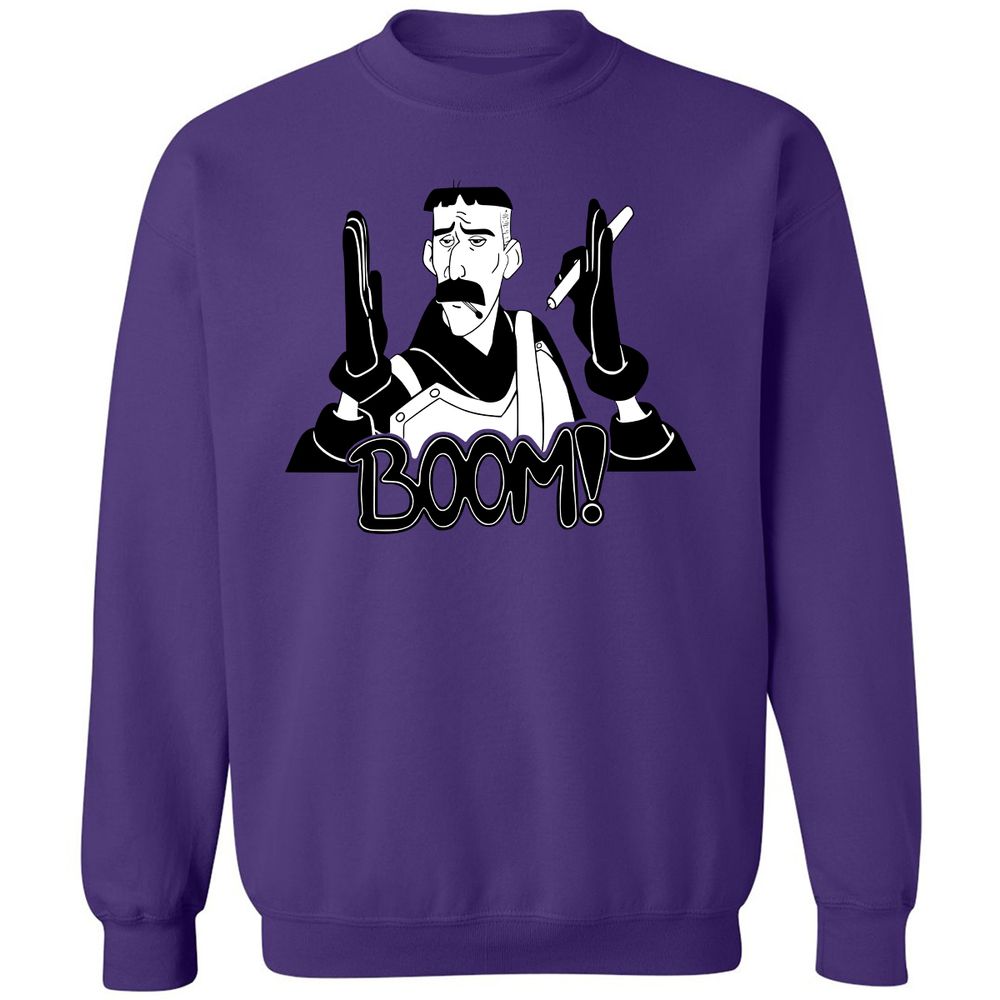 Classic Unisex Sweatshirt - LRGQT1U6 - Purple - 6