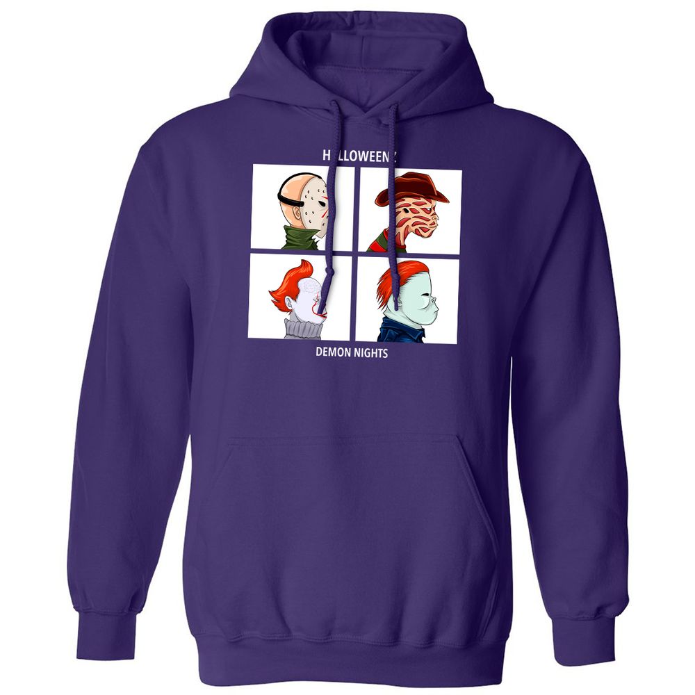 Classic Unisex Hoodie - ECRA7178 - Purple - 6