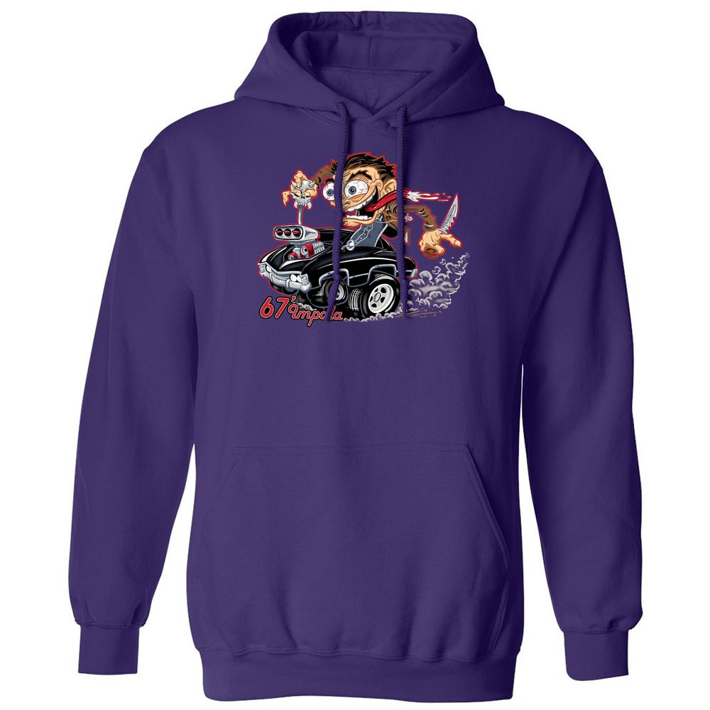 Classic Unisex Hoodie - V2DKU1V2 - Purple - 6