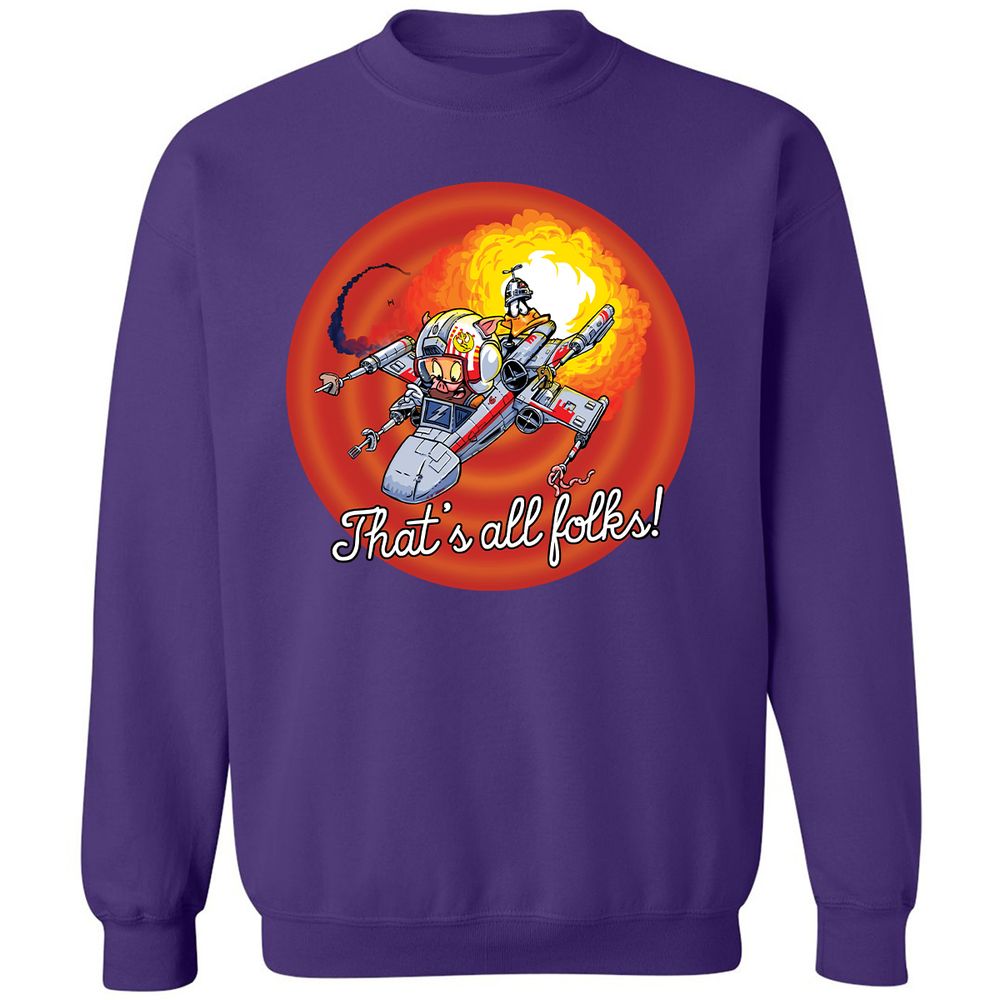 Classic Unisex Sweatshirt - CJVV34RQ - Purple - 6