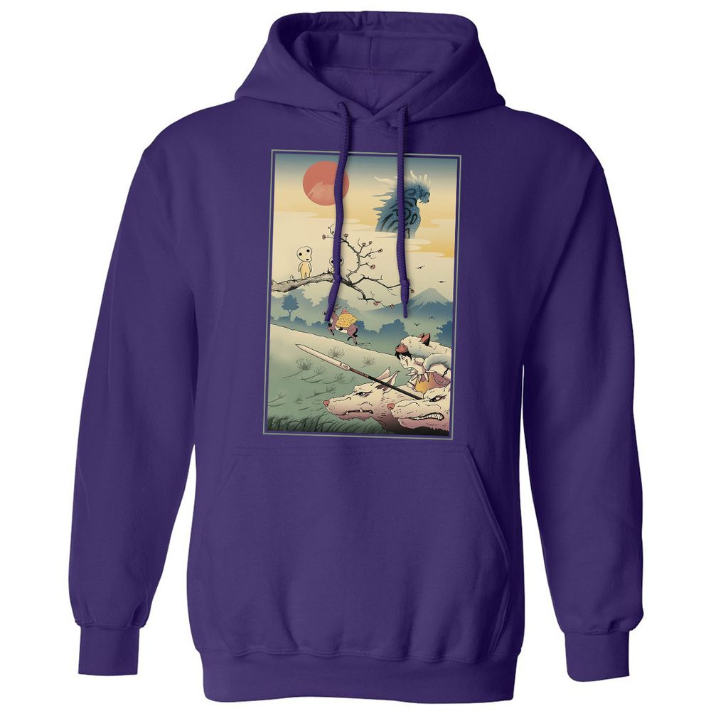 Classic Unisex Hoodie - 8151QKT3 - Purple - 6
