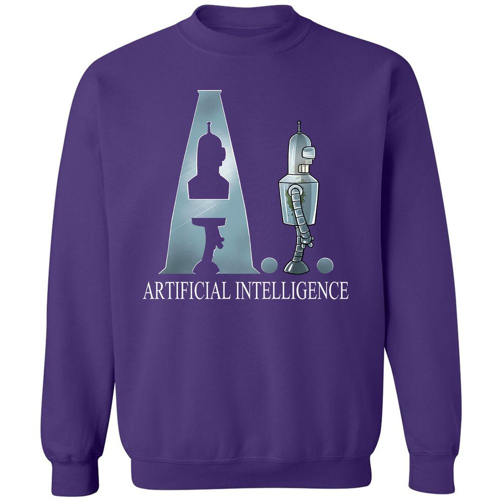 Classic Unisex Sweatshirt - A6AKZJAV - Purple - 6