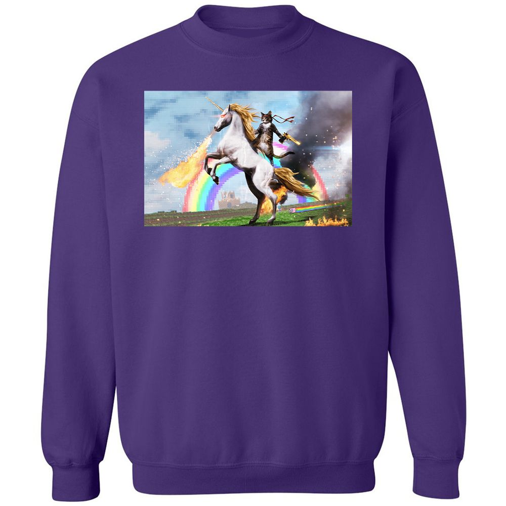 Classic Unisex Sweatshirt - ZNJZDQDG - Purple - 6