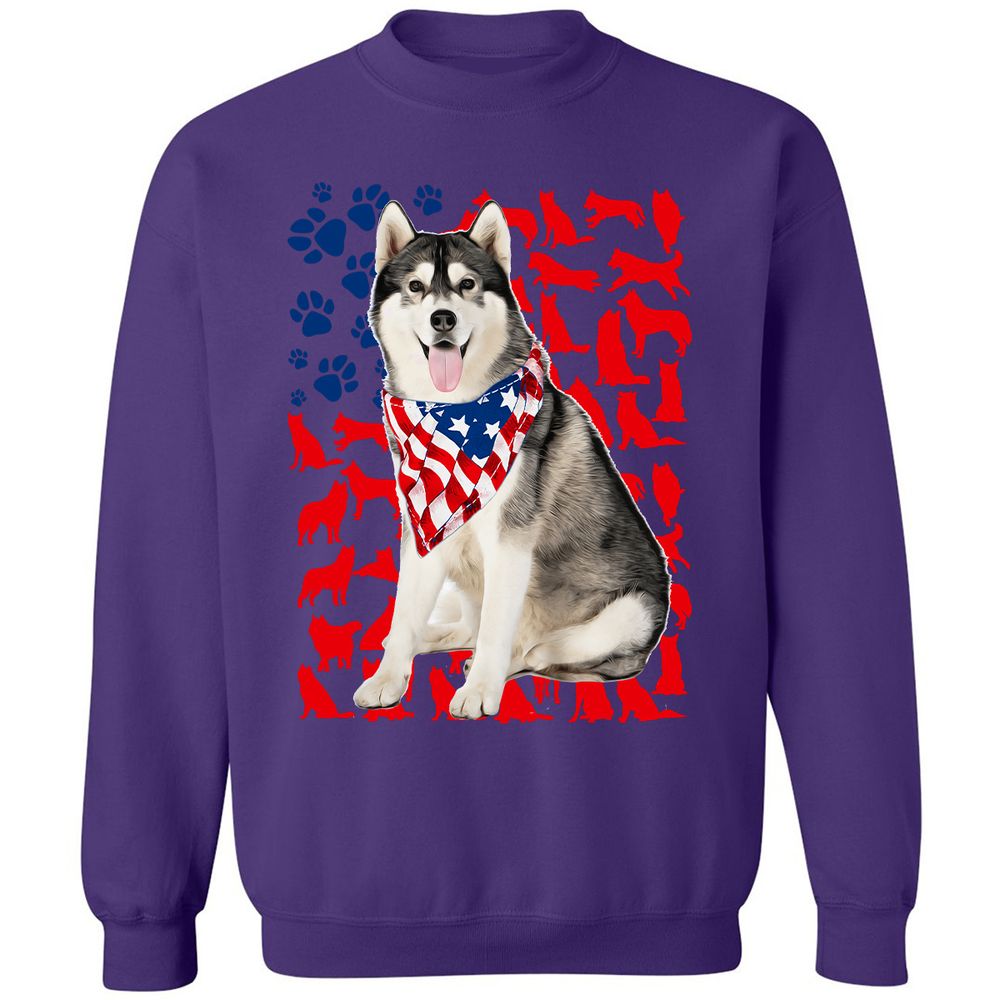 Classic Unisex Sweatshirt - 6NSV8C5F - Purple - 6