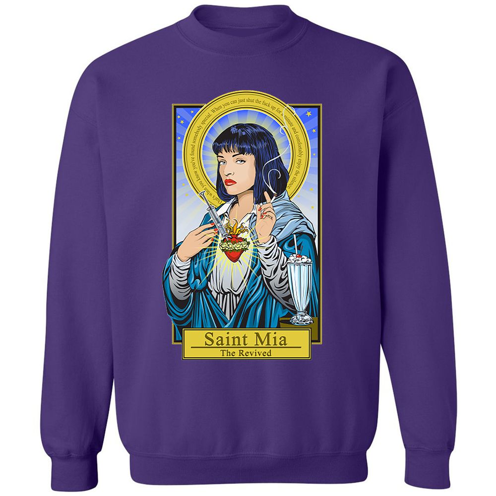 Classic Unisex Sweatshirt - Y8E346ZF - Purple - 6