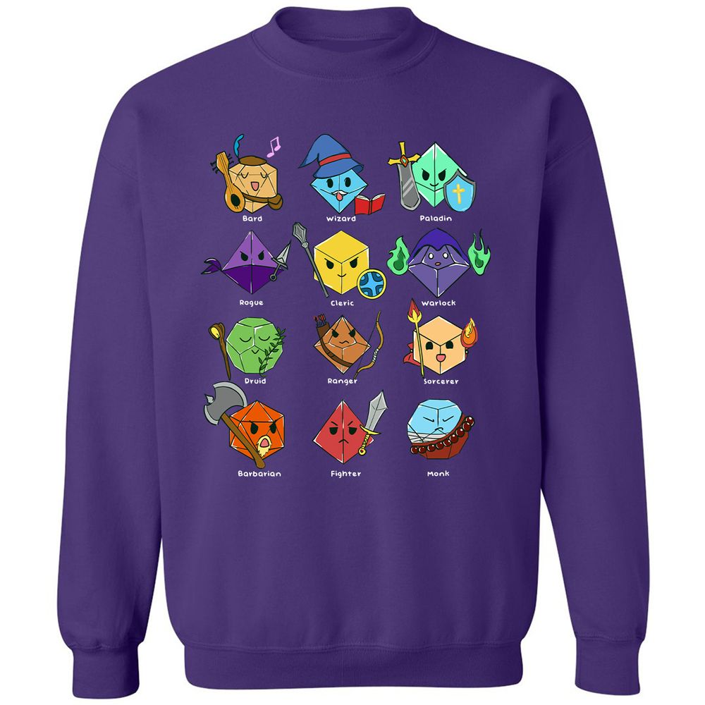 Classic Unisex Sweatshirt - LTE383A8 - Purple - 6