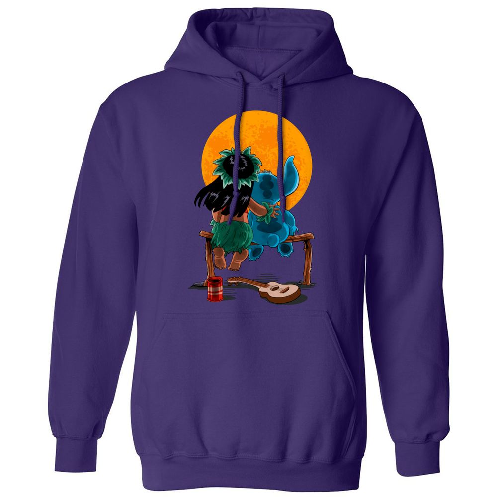 Classic Unisex Hoodie - PQE83S1W - Purple - 6