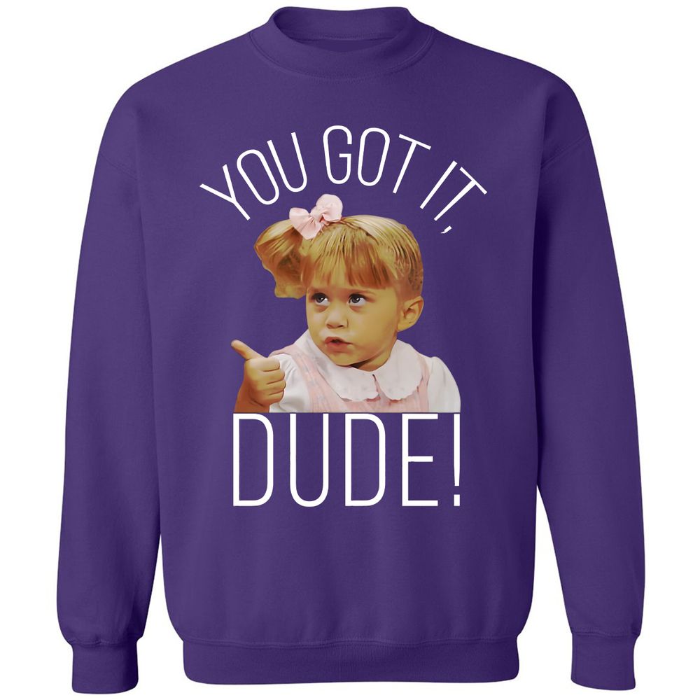 Classic Unisex Sweatshirt - XDCYNJ7F - Purple - 6