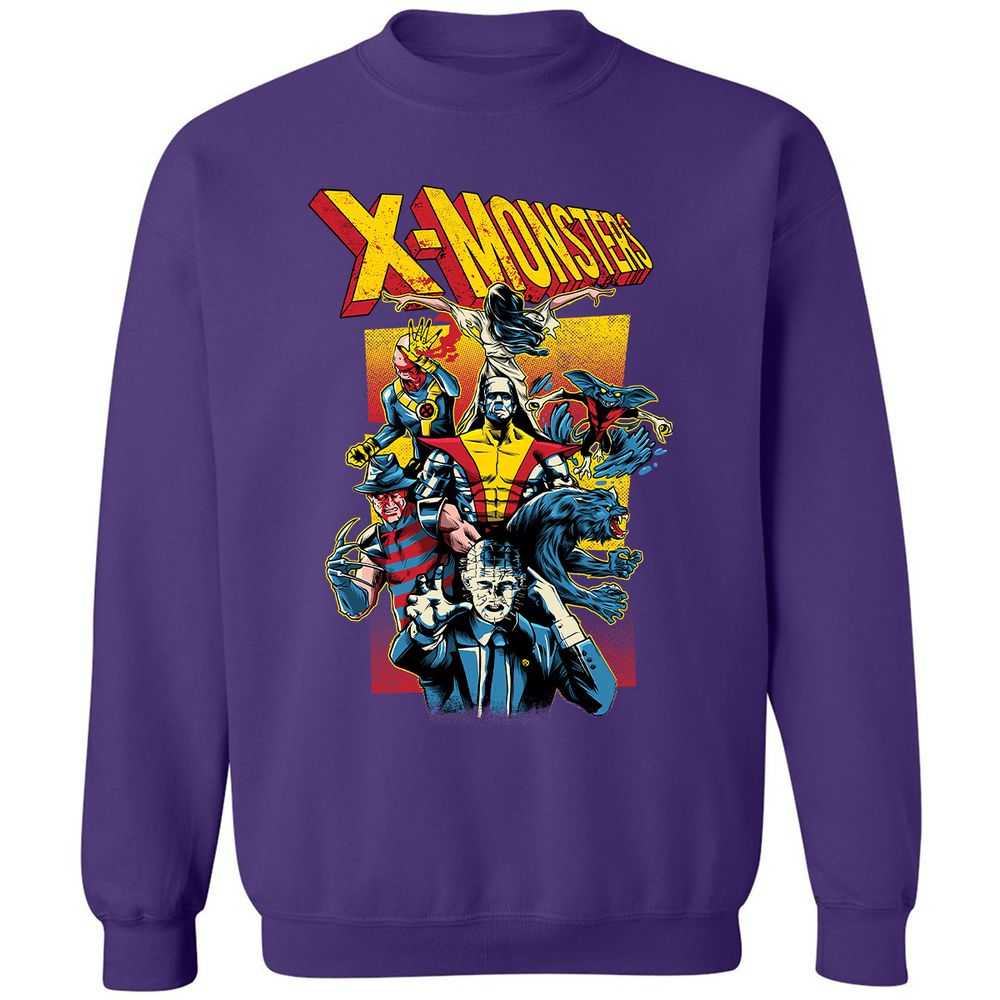 Classic Unisex Sweatshirt - X5UQ8TN9 - Purple - 6
